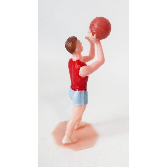 Vintage Cake Toppers Basketball Net & Player Cake Decorating Decorations - Picture 3 of 6
